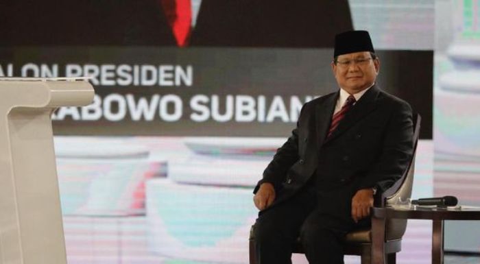 Capres nomor urut 02 Prabowo Subianto.