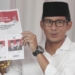 Calon Wakil Presiden nomor urut 02 Sandiaga Uno