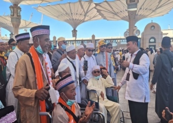 Alhamdulillah, Seluruh Kloter Jemaah Haji Gelombang 1 Dapat Tasreh Raudhah