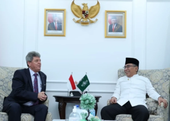 Kunjungi PBNU, Dubes Zuhair Al-Shun Ungkap Rencana Kunjungan Gus Yahya ke Palestina