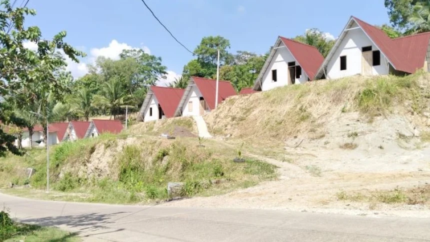 LAZISNU Cilacap Teruskan Pembangunan Huntara untuk Warga Terdampak Tanah Bergerak