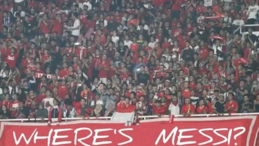 Meski Tanpa Messi, Suporter Timnas Tetap Antusias Saksikan Laga Indonesia vs Argentina