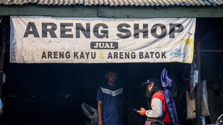 Pedagang Arang Raup Rezeki di Momen Idul Adha