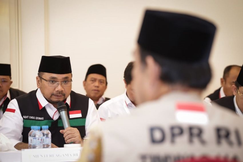 Raker dengan Timwas Haji DPR, Menag Paparkan Kesiapan Jelang Armuzna