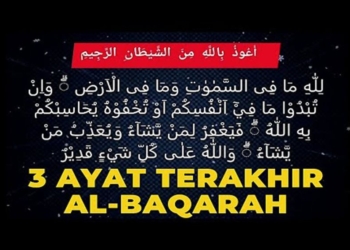 Surat Al-Baqarah Ayat 284-286 Lengkap Arab Latin dan Terjemahan