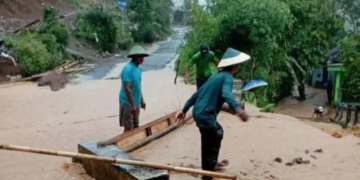 Desa Wadas Purworejo Banjir, Air Mengalir dari Pembukaan Akses ke Lokasi Rencana Tambang