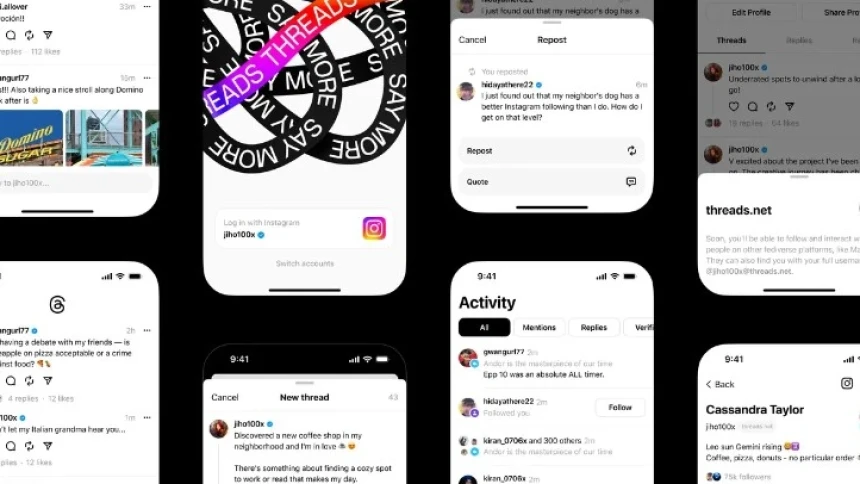 Disebut Saingan Twitter, Threads Besutan Meta Telah Diunduh 10 Juta Kali dalam 7 Jam