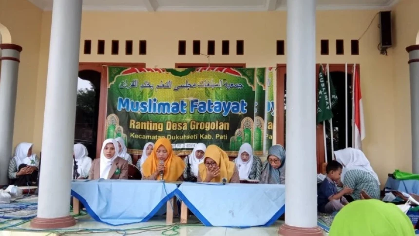 Fatayat-Muslimat NU Grogolan Pati Berkolaborasi Rutinkan Jam’iyyatul Muballighat