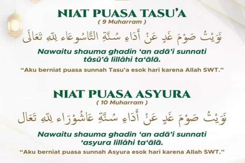 Jangan Lupa Besok Kamis Puasa Tasu’a, Ini Bacaan Niatnya