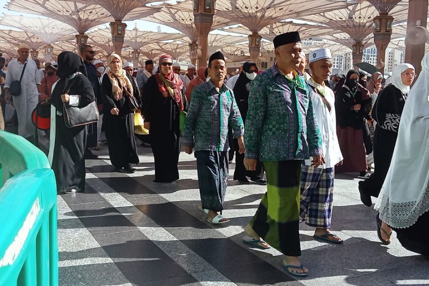 Jemaah Haji Gelombang Kedua Mulai Padati Masjid Nabawi untuk Tunaikan Arbain