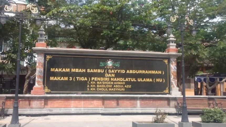 Prasasti Mbah Sambu dan 3 Pendiri NU Diresmikan di Lasem