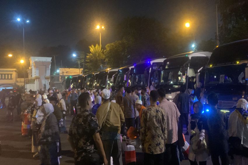 Tiba di Asrama Haji Bekasi, 480 Jemaah Haji Langsung Dipulangkan ke Cianjur