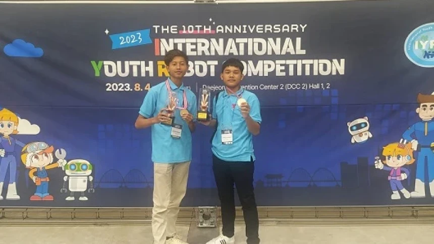 Alfanza dan Erwandi, Remaja Juara Internasional dengan Ciptakan Robot Smart Aquarium | NU Online