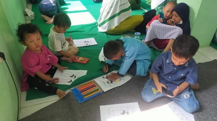 Pojok Bermain Anak, Komitmen Fatayat NU Bogor Penuhi Hak Perempuan untuk Berkegiatan | NU Online