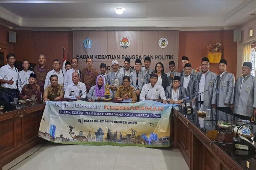 Perkuat Silaturahmi Lintas Agama, FKUB Jakpus Kunjungi Bali