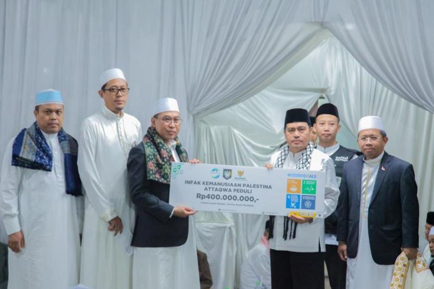Yayasan Attaqwa Bekasi Salurkan Bantuan Kemanusiaan untuk Palestina Rp400 Juta melalui Baznas