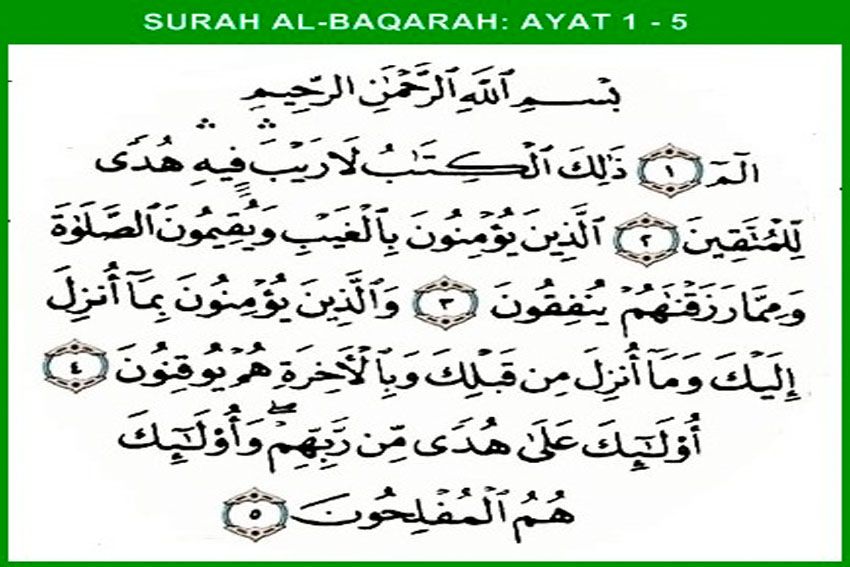 Hukum Tajwid Surat Al Baqarah Ayat 1-5, Lengkap dengan Penjelasan dan Cara Membaca