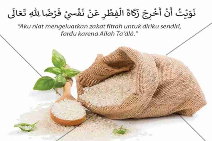 Niat Zakat Fitrah untuk Diri Sendiri dan Keluarga Lengkap Arab dan Terjemahan