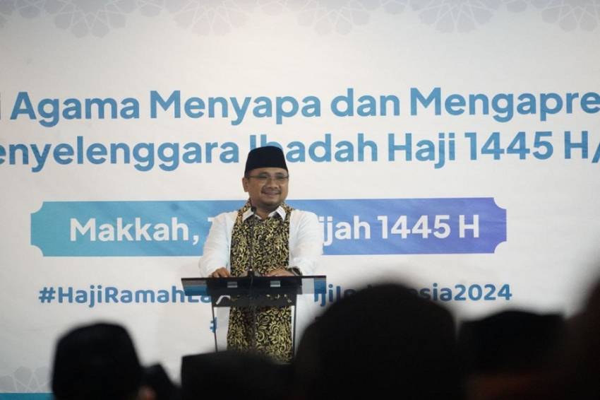 Apresiasi Petugas Haji, Menag: Kalau Ada Fitnah, Biarkan Jadi Vitamin