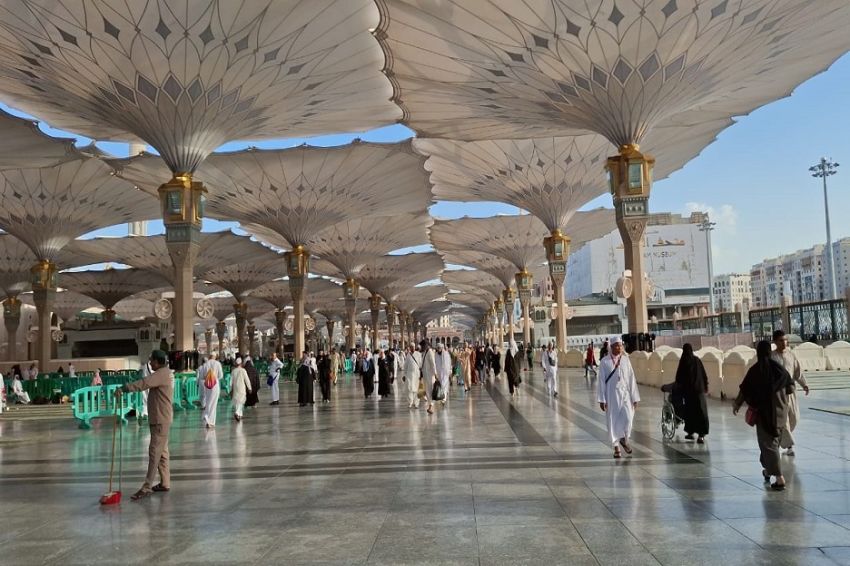 Masjid Nabawi Berangsur Sepi usai Jemaah Haji Indonesia Bergerak ke Makkah