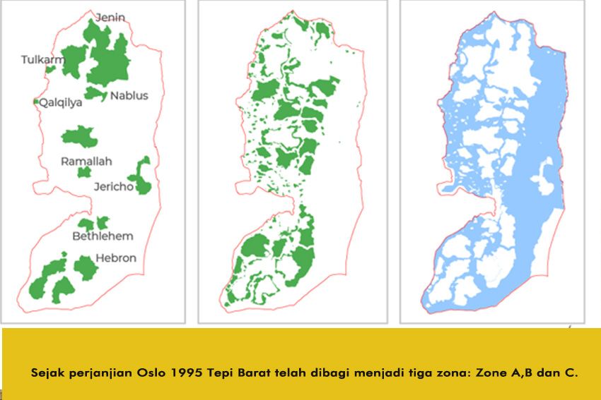 Ini Luas Tanah Palestina yang Dicaplok Pemukim Israel setelah Operasi Badai Al-Aqsa