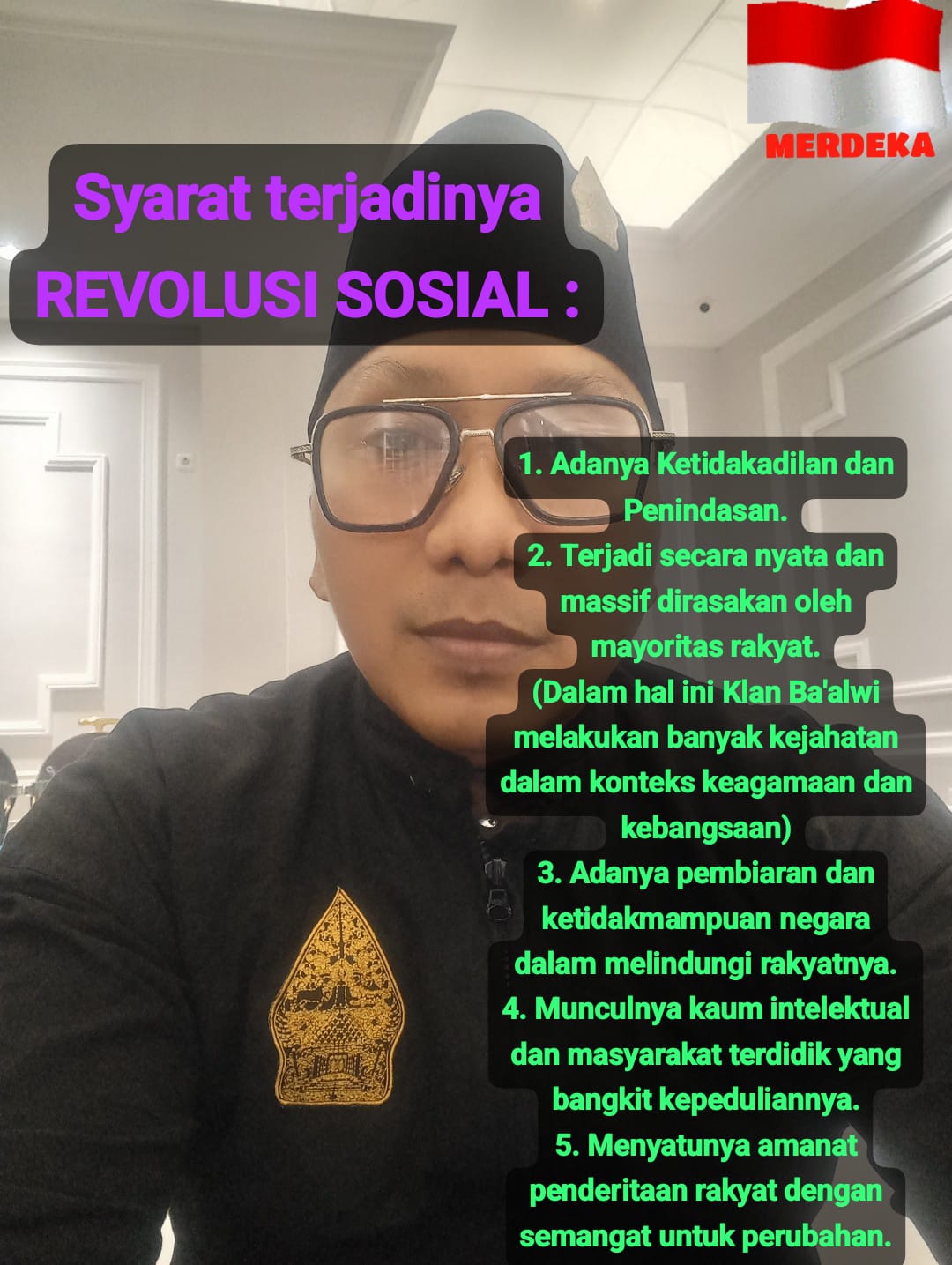 Syarat-syarat Terjadinya Revolusi Sosial – Polemik Nasab Habib