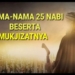 Daftar 25 Nabi dan Mukjizatnya Menurut Islam