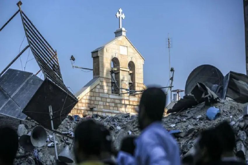 Gereja Saint Porphyrius, Ribuan Tahun Saksi Kedekatan Islam dan Kristen Hancur Dibom Israel