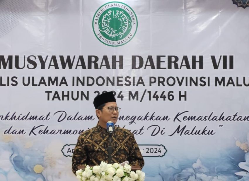 Hadiri Musda VII MUI Maluku, KH Cholil Nafis Beri Pesan Penguatan Harmoni Bangsa