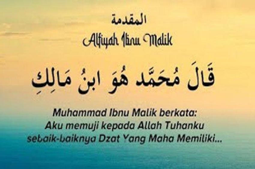 Lirik Nadhom Alfiyah Ibnu Malik, Lengkap Tulisan Arab, Latin, dan Terjemahan