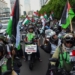 Driver Ojol di Jakarta Gelar Aksi Bela Palestina, Desak Negara Arab Lakukan Aksi Militer Terhadap “Israel”  – Portal Berita Islam