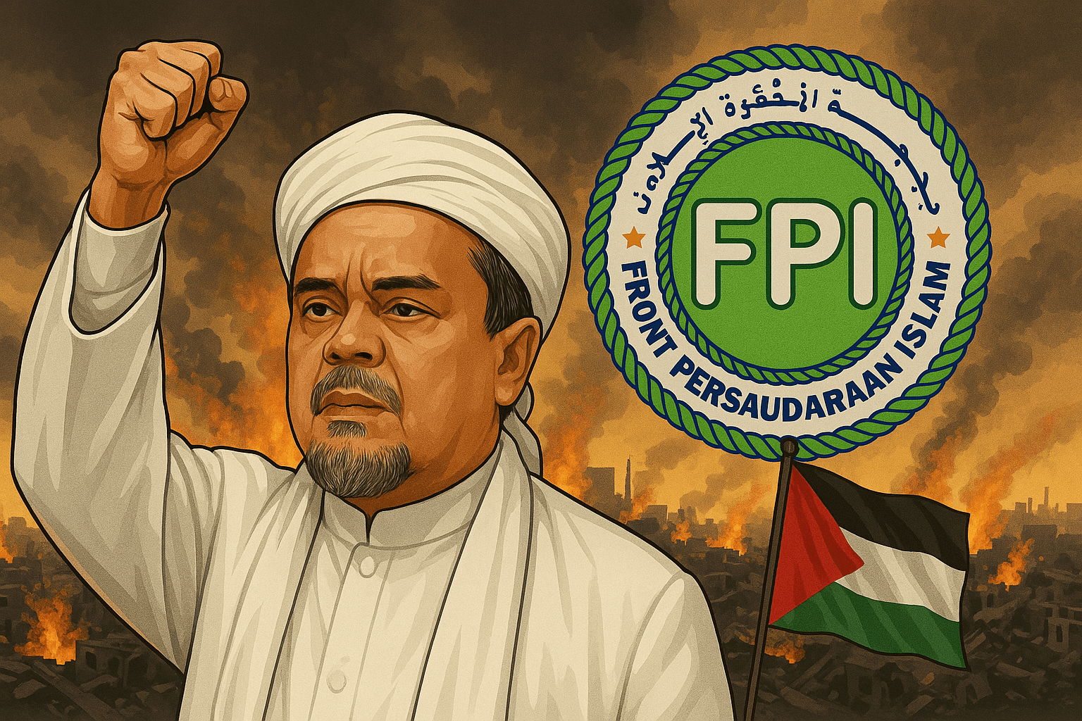 FPI Nyatakan Dukungan Penuh terhadap Fatwa Jihad Ulama Muslim Internasional  – Portal Berita Islam